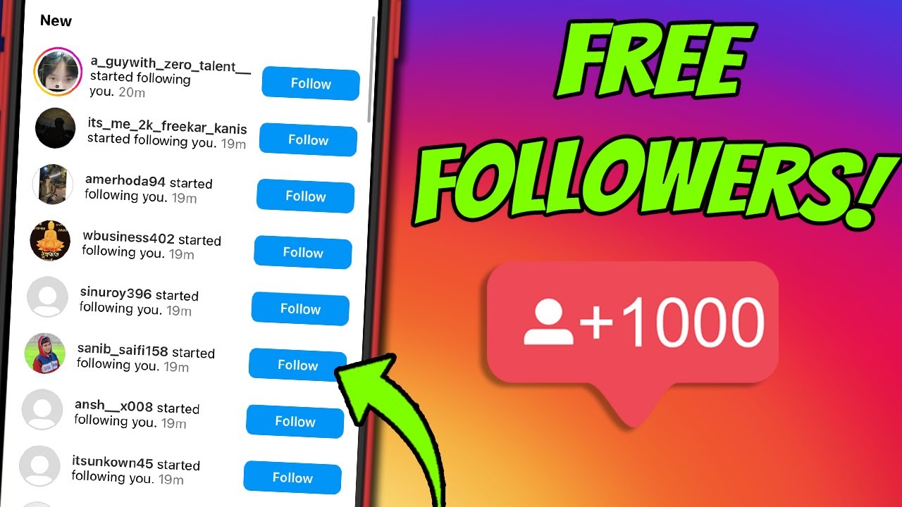 Instagram Free Followers