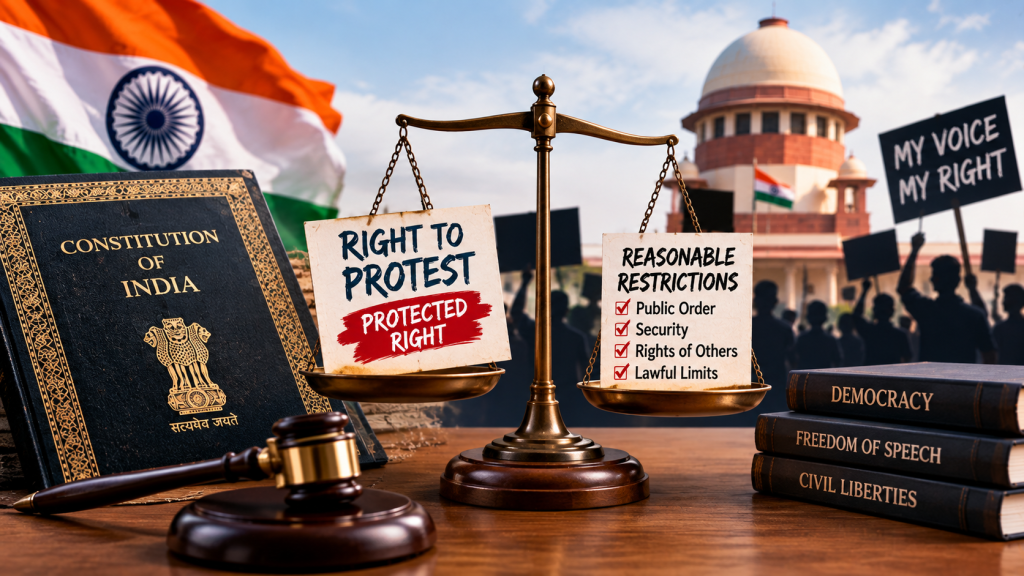 The constitutional framework: a protected right, not an unlimited one